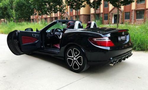 宁波二手奔驰slk级 2011 款 slk 200 时尚型 黑色 - 小猪二手车