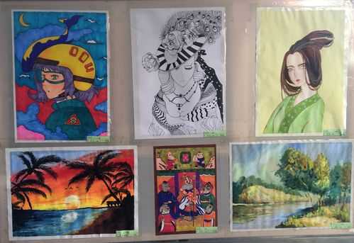 2020年田家炳外国语学校校园文化艺术节绘画作品展