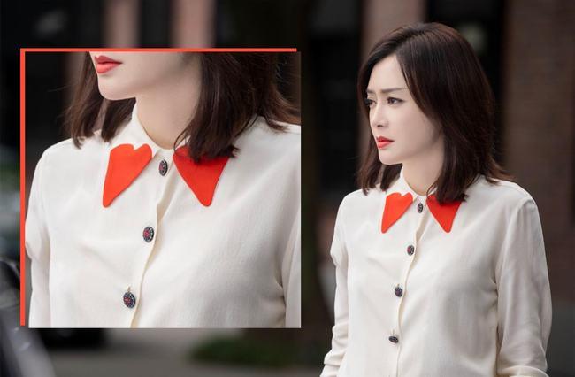 被认为是"莫向晚原型"的杨天真也穿过类似的款,不愧是打造女强人形象