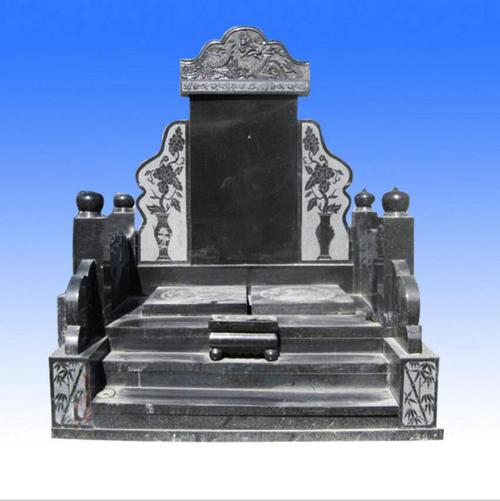 厂家大量批发石雕墓碑 欧式国内石材墓碑 大理石黑石雕刻碑石