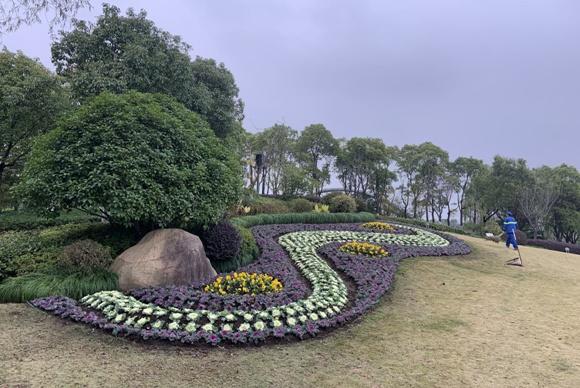 崇明公园年味儿浓