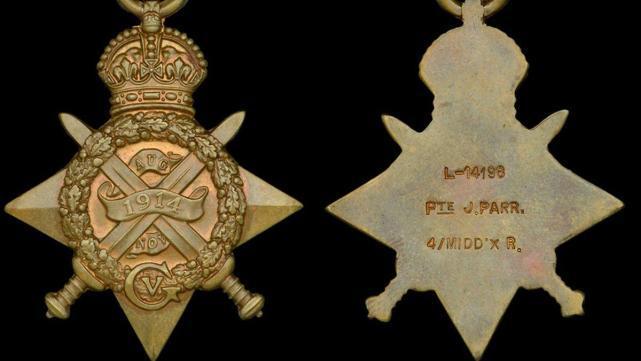 107年老古董,一战中首位阵亡英国军人的勋章将会被拍卖