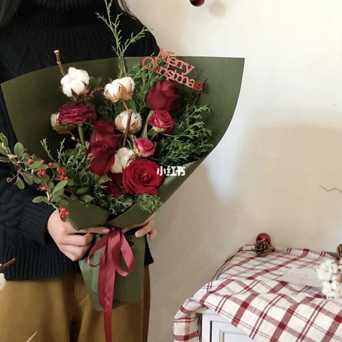 圣诞主题花束_花束_家居家装_家居装饰
