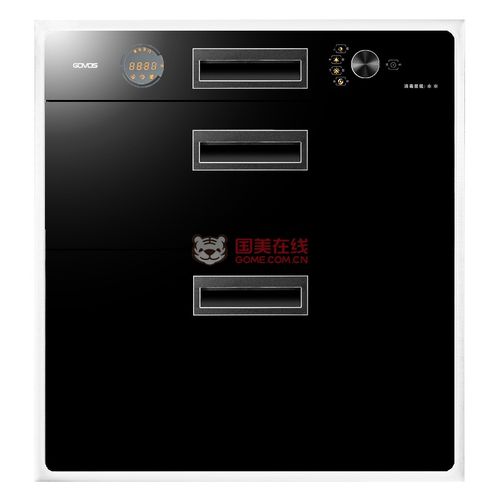 govos d02消毒柜 三抽120l嵌入式消毒碗柜