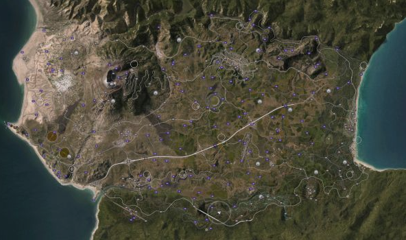 极限竞速地平线5藏宝图位置详细汇总