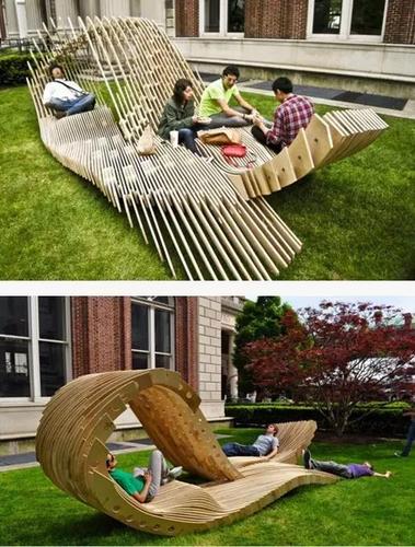 创意公园椅子五十