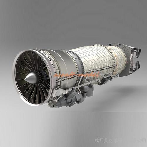 艾克莱军事模型f119四代战斗机矢量发动机仿真模型教学模型