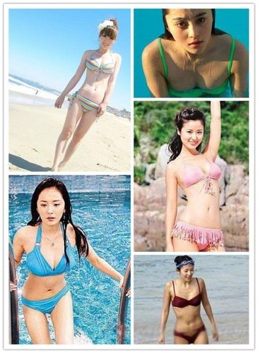 女明星穿泳衣