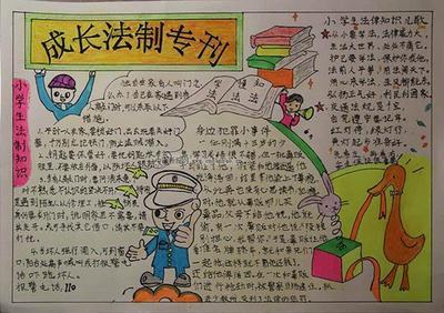 124法制专刊手抄报法制手抄报