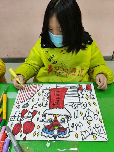 醒狮手抄报