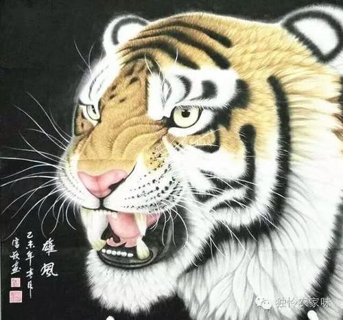 当代实力派画虎大师张富敬作品赏析