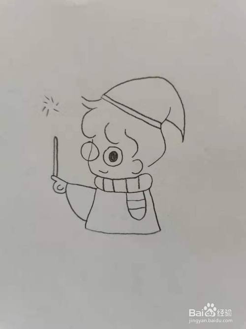 超简单的哈利波特怎么画