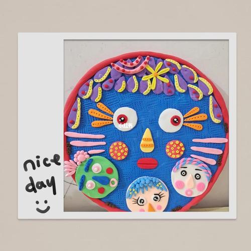 黏土作品,创意黏土人脸_粘土_超轻粘土_兴趣爱好_手工