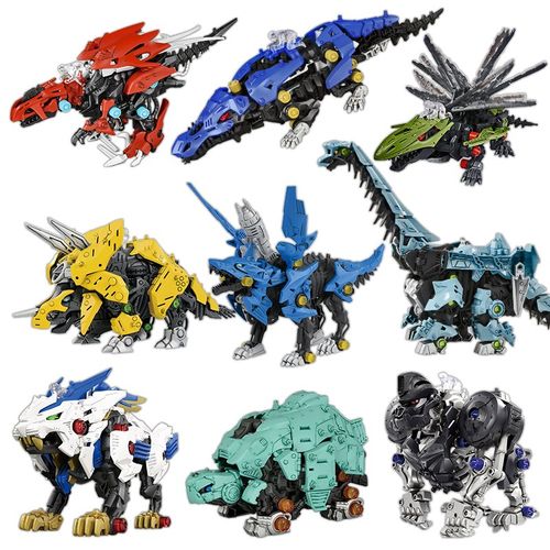 tomy多美卡zoids bt索斯机械兽长牙狮死亡暴龙机械模型拼装玩具