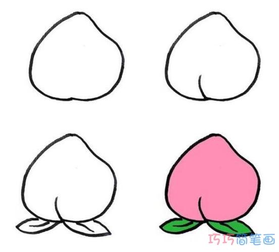 本期小编和大家分享如何画小 猴子最喜欢吃的脆脆甜甜的桃子啦.