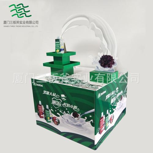 厦门纸货架 超市地堆创意陈列 纸质堆头 食品展示堆码
