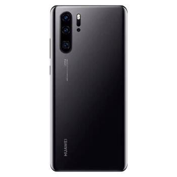 pro原厂电池盖外壳后壳p30手机壳后屏 华为p30pro纯原后盖【亮黑色】