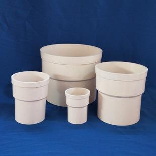 阑珊塑胶 pvc内外插直接水管延长接头 缩口直接大小头 厂家直销