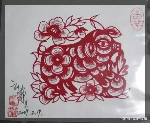 下面我们来欣赏一下,刘老师的鼠年和牛年剪纸长什么样?