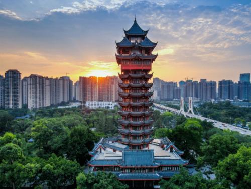 塔子山公园实景图