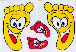 英雄联盟娱乐场赌博网站大脚丫小脚丫亲子互动幼儿园简笔画 小脚丫