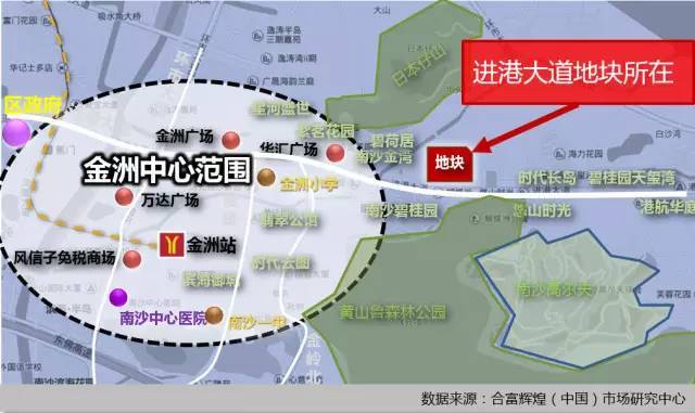 西面离大型商场华汇广场较近,但东面配套则不太成熟,主要沿进港大道