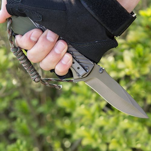 户外多功能刀具弹簧钢刀中国特战折叠刀防身刀长款军刀瑞士军士刀