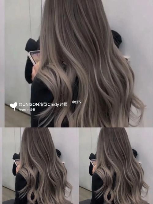 2022流行挑染可盐可甜的神仙冬色太喜欢了_发色_挑染