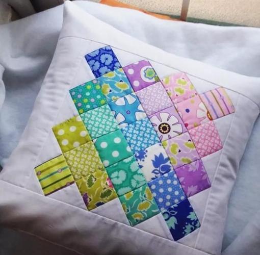 30款手工拼布抱枕,以后家里抱枕不用买了,自己拼一个!