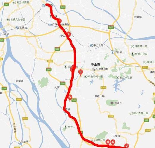 105国道中山段是连接广州,佛山(顺德),中山,珠海的最主要的交通要道之