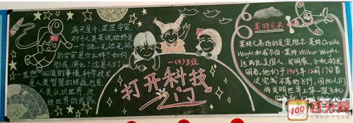 黑板报 黑板报大全 科技黑板报版面图片欣赏     科技改变人类的 生活