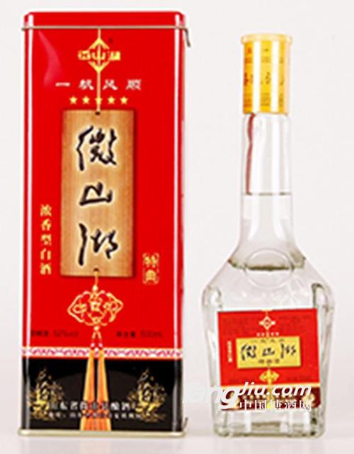 52度一帆风顺微山湖特曲酒
