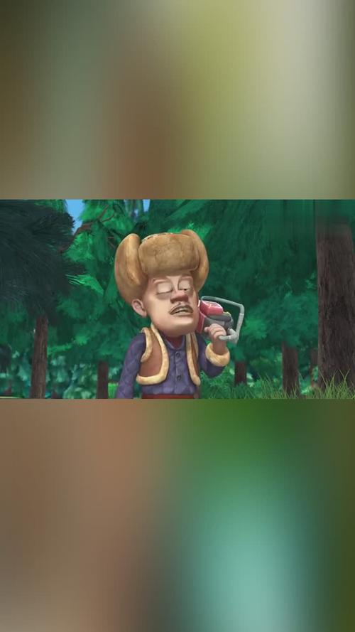 熊出没:这棵大树会说话,这可是神树啊,怕是要被强哥砍掉了