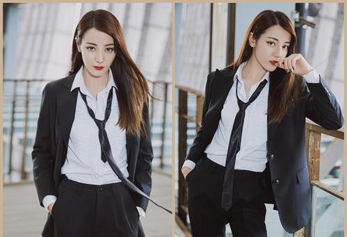 盘点穿西装的女明星,杨幂霸气,迪丽热巴撩人,陈数御姐风十足