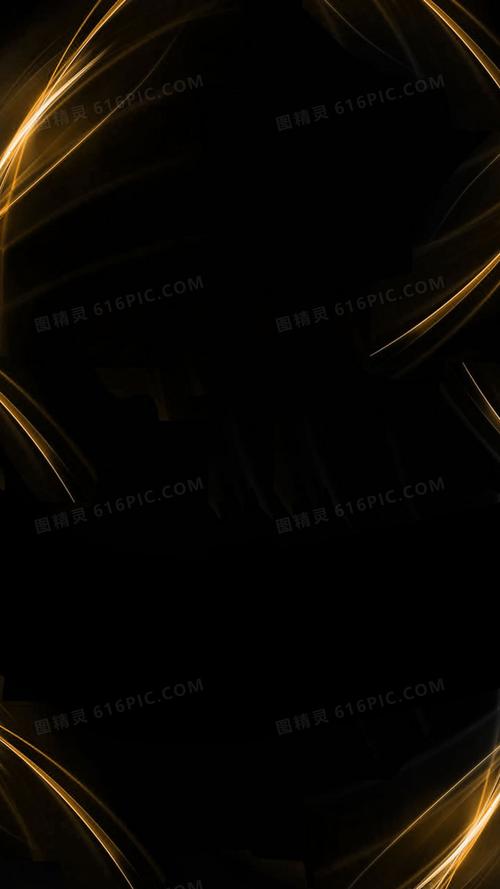 金色几何渐变h5背景