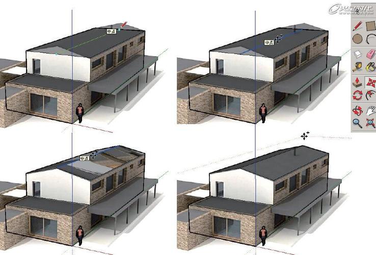sketchup教程:使用照片建模的方法