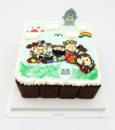 熊小糖【手绘蛋糕】西游记 淘宝店:熊小糖创意烘焙王国 微信:xiong