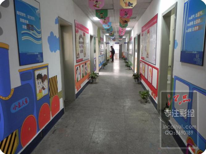 江西小主人报学校走廊彩绘