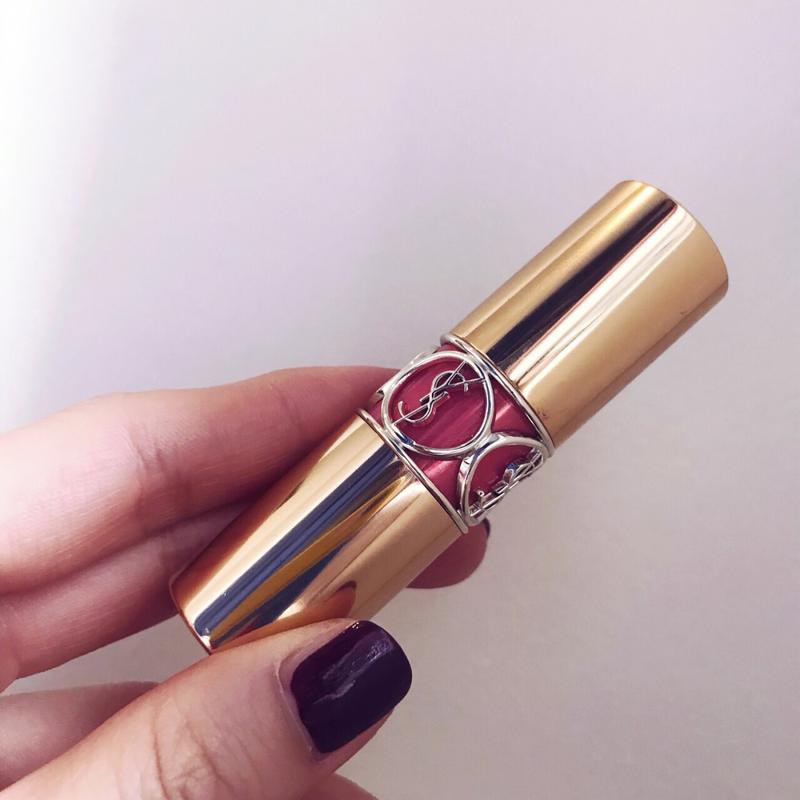 突然翻到三年前买的第一支口红 ysl圆管13号色_圣罗兰怎么样_粉橘色