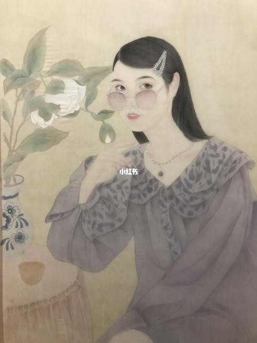第一副工笔人物写生与创作就结束了,觉得自己更喜欢工笔的严谨和绘画
