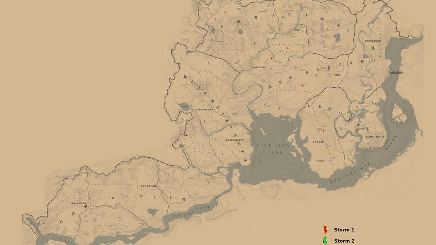 在荒野大镖客救赎2中追逐风暴的人