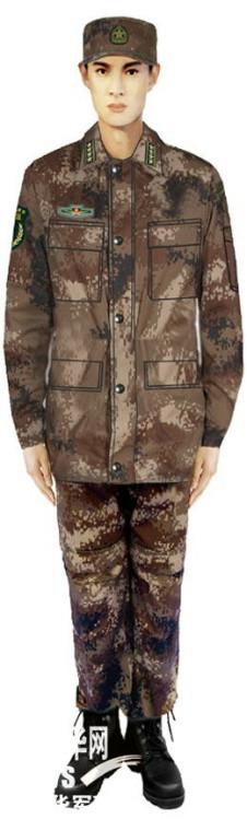 长袖夏常服(现在军官的为软胸标,软姓名牌在右胸前,夏资历章在左胸前