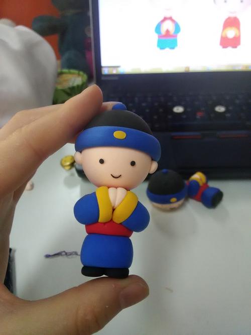 超轻纸粘土人物
