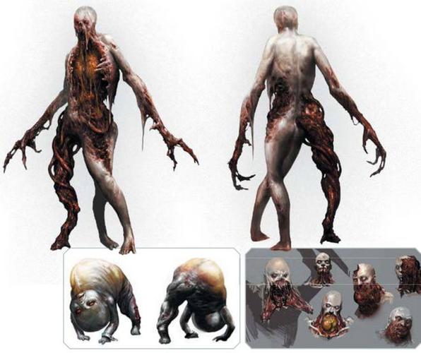 死亡空间怪物概念图重口味不喜勿进看图死亡空间吧百度贴吧