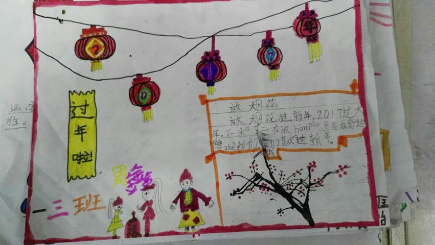 一三班手抄报展