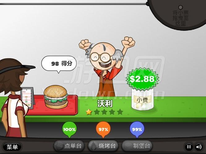 老爹汉堡店中文版