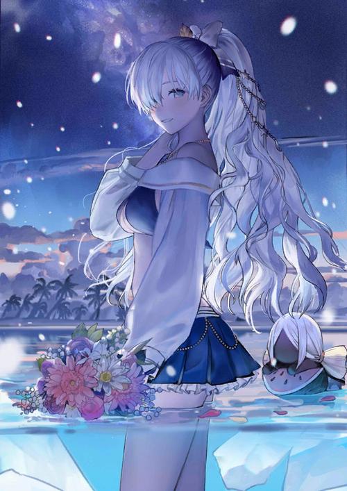 fgo泳装皇女全灵基立绘汇总 没有人能拒绝人间极品泳装白毛美女