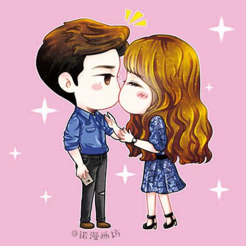 《w-两个世界》第二集的 kiss q版头像 cr:诺漫画坊