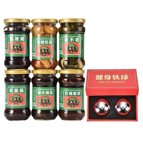 保定特产铁球球面春不老三宝酱园小菜送礼盒装酱菜