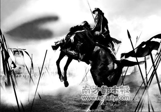 刘德华扮演的赵子龙英勇神武.